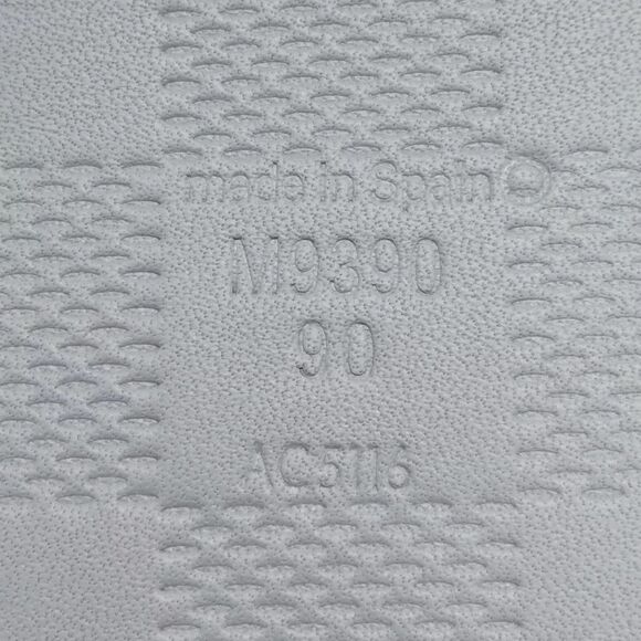 NEW Auth Louis Vuitton Blue Leather Damier Infini Belt Men’s 90 Unisex Appeal - Picture 9 of 11